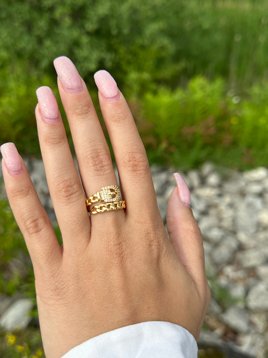 Wrapped Up Ring- Gold